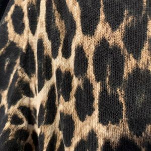 Cheetah print sweater